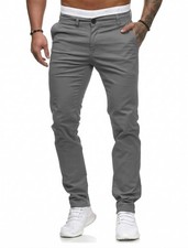 Mens Chinos Dress Pants Slim Fit Stretch Business Casual Office Slacks Profes...