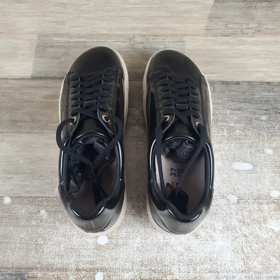 Birkenstock Bend Low Womens Shoes 6 Narrow Casual Black Patent leather Sneakers - Image 4 of 4