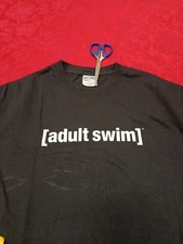 Cartoon Network Adult Swim Vintage Y2K Logo Promo Shirt Size XL