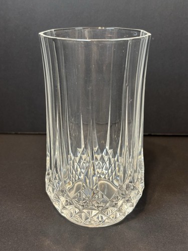 Cristal D'Arques Durand Crystal Longchamp Beer Water Glass 5.5” Tall Set of 2 - Picture 3 of 16