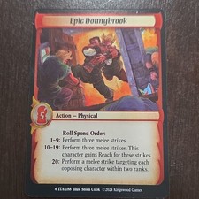 Foil Epic Donnybrook Warlord Saga of the Storm Kingswood ITA-188 2024