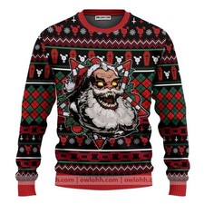 Hail Santa Merry Hexmas Ugly Sweater Partyugly sweater ideas Ugly Christmas Swe