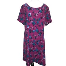 Lane Bryant Floral Purple Dress Size 22/24
