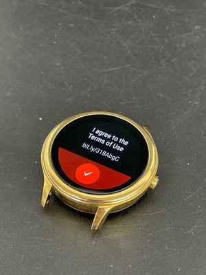 Fossil Gen 5E GPS 42mm Gold Stainless Steel Smartwatch (FTW6069V)