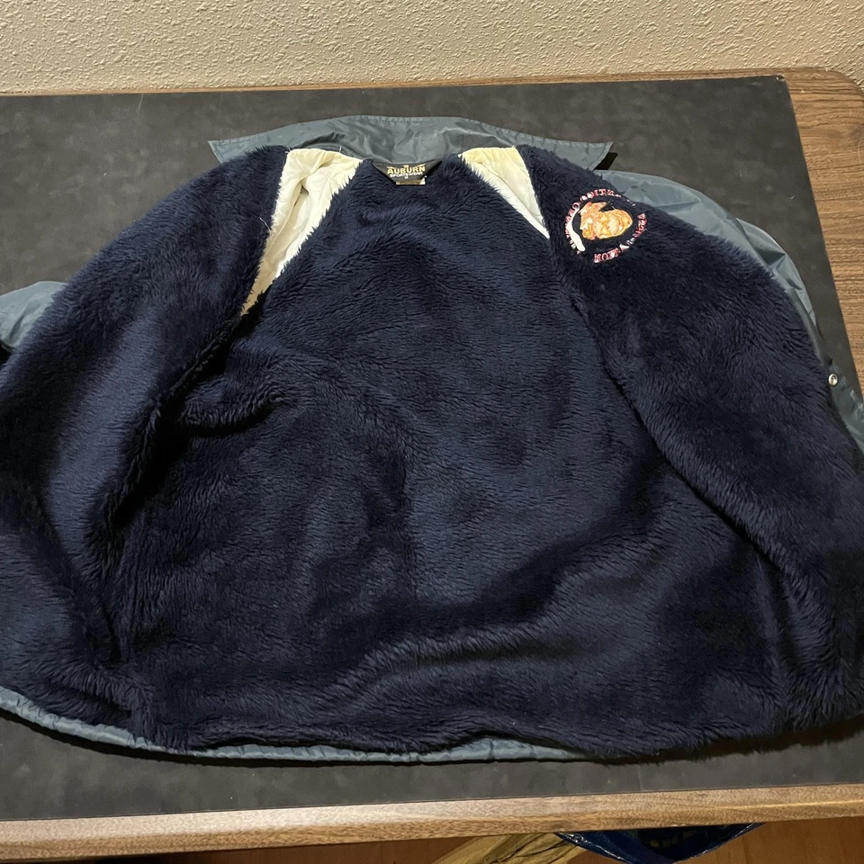 Vintage Quantico USMC Marines Jacket FBI CIA Pentagon 70s Coach Auburn Lined 80s - Image 4 of 4