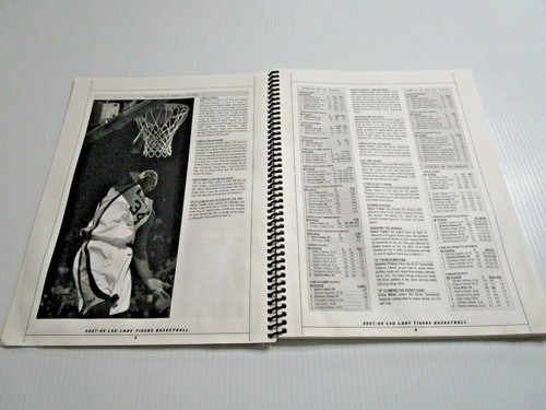 2007-08 LSU WOMEN'S NCAA BASKETBALL TOURNAMENT GUIDE SYLVIA FOWLES FUTURE WNBA - Picture 4 of 12