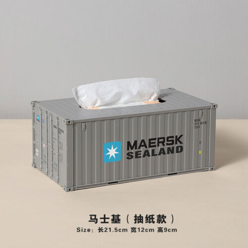 1:28 Industrial Shipping Container Tissue Box ABS Napkin Paper Container Kitchen - Picture 34 of 38