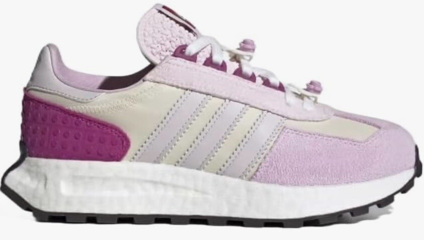 Size 8.5- Adidas X Lego Women's RETROPY E5 Shoes, Frost Pink