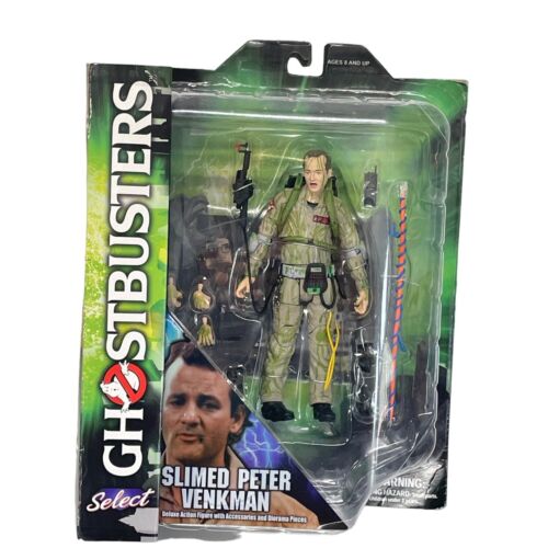 Diamond Select Toys Ghostbusters Slimed Peter Venkman Action Figure - Picture 1 of 7