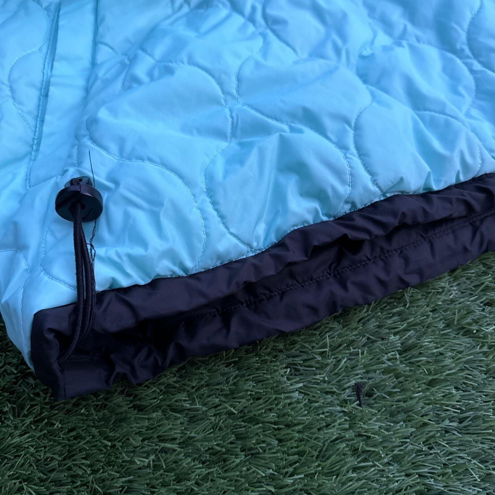 SACAI X NIKE Giacca a vento Nike vintage reversibile trapuntata bambino blu e nero donna M