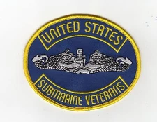 United States Submarine Veterans - Silver Dolphins - BC Patch - c7193