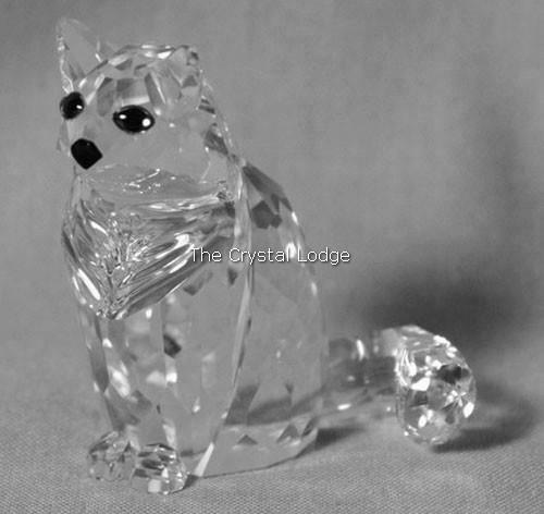 SWAROVSKI CRYSTAL CAT SITTING 160799 MINT BOXED RETIRED RARE - Picture 5 of 9