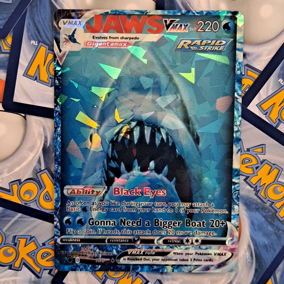 Jaws (The Shark) Pokemon Card Jaws (The Shark) Pokemon Card