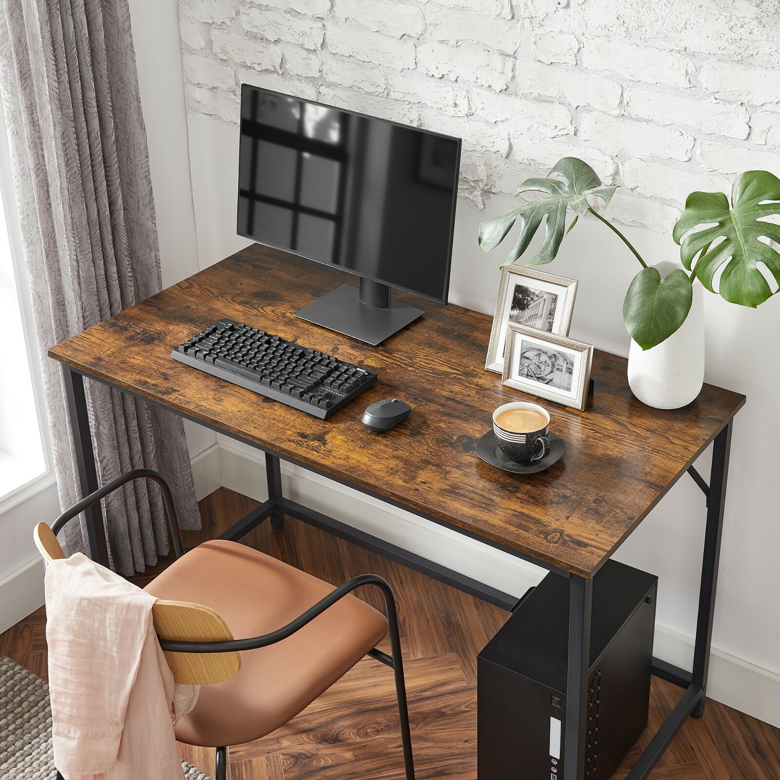 VASAGLE Writing Desk, Computer Desk, Small Office Table,Home Office