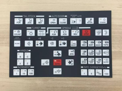 FOR Kia CNC New Membrane Keypad Lathe Operation Panel Button Film