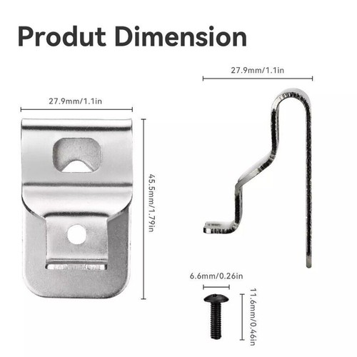 6Pcs Belt Clip Hook Screw For Dewalt-18V20V Drill Impact Driver Flashlight Tools - Picture 8 of 12