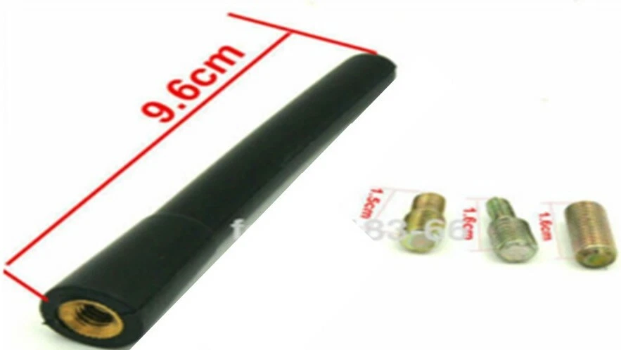 Antena de 3,7" negra para Lincoln MKX 2007--2015 Foto 3 de 3