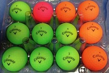 12 1 dozen Callaway Supersoft Golf Balls Multi Color 5A