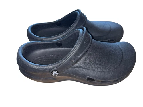 CROCS Bistro Black Clogs Unisex Adult Shoes Size M-10 W-12.