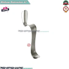 Dental Bishop Retractor 5.5" Tongue Lip & Cheek Retractors, Surgical Instruments