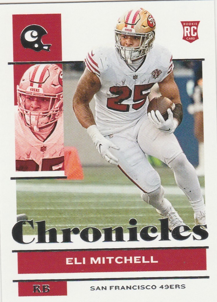 2021 CHRONICLES ELI MITCHELL RB 49ERS ROOKIE #79 HOT!