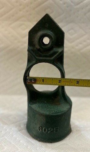 Ricambi antichi per maglie a catena, verde, punta affilata, tappo ad anello, 2-1/2" - Foto 3 di 4
