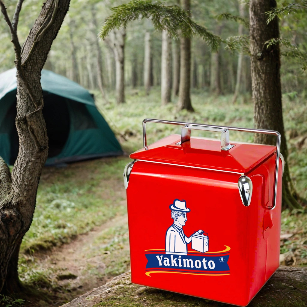 - 14qt Portable Beverage Cooler, Red