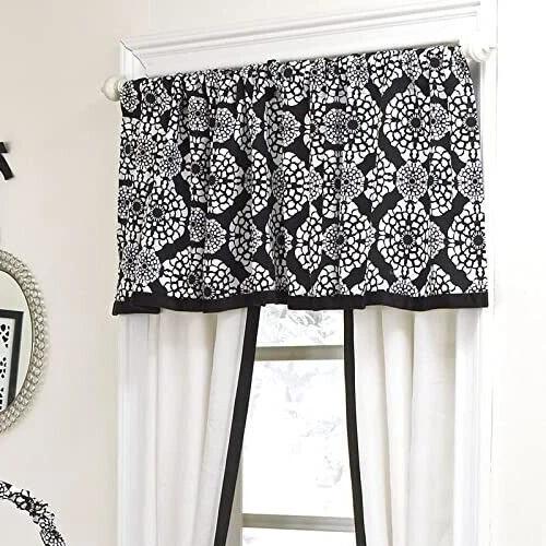 Juego de ropa de cama para cuna Elsa CoCaLo Couture de 6 piezas floral negro blanco glamour para niñas Foto 3 de 4