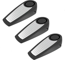 3 Pack Door Stop Alarm for House Bedroom Hotel 130Db Easy Operation Loud Clear S
