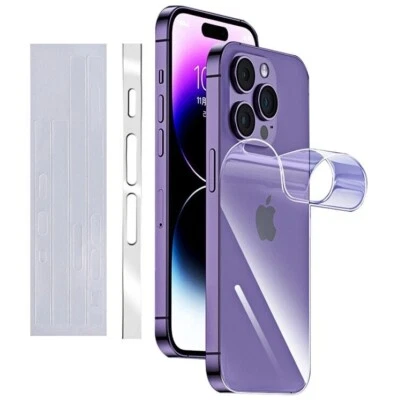 Film Hydrogel Avant+Arrière+Côtés iPhone 17 16 15 14 13 12 11 Mini Max Pro - Imagen 1 de 4