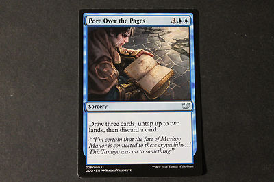 Pore Over the Pages  Magic mtg