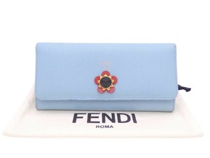 fendi blue wallet
