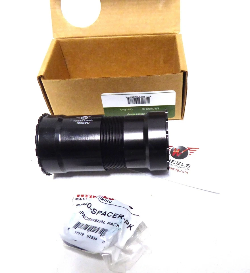 Wheels Manufacturing 386 EVO Bottom Bracket with ABEC-3 Bearings - Image 2 of 4