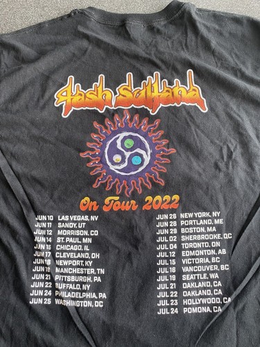 Camiseta de concierto Tash Sultana 2022 gira doble cara gira EE. UU. gremio negro nueva sin etiquetas - Imagen 4 de 13