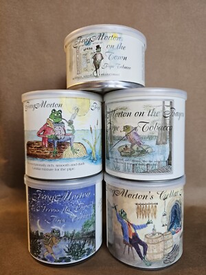 frogmorton tobacco McClelland Frog Morton Tobacco Tin Lot Cellar Pipe Whiskey Barrel Stave  Included