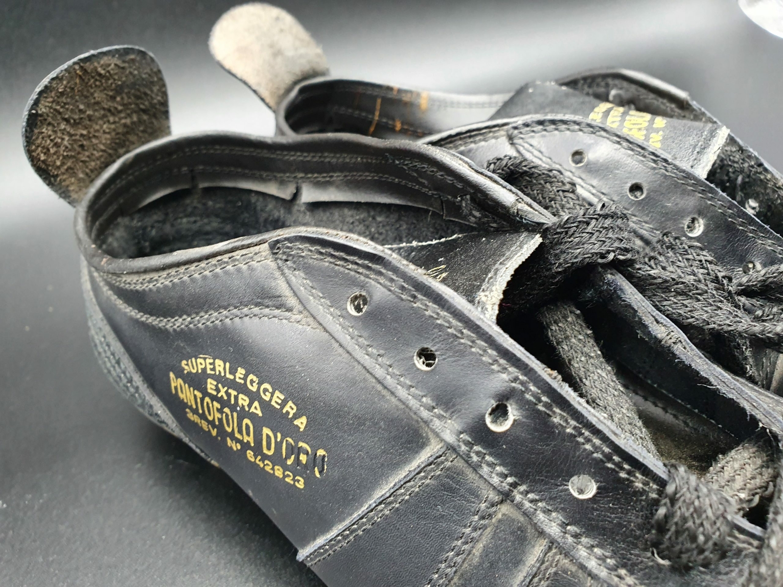 PANTOFOLA D’ORO SCARPE pantofola d'oro 39.5 CALCIO SCARPINI BOOTS SHOES VINTAGE FOOTBALL maglia