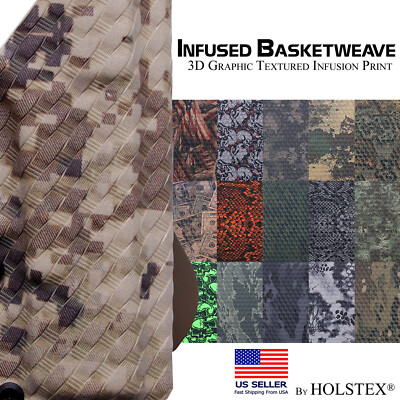 #ad Infused HOLSTEX® Sheet Basketweave Texture Multiple Sizes USA Made $16.84