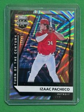 2021 Panini Elite Extra Edition Izaac Pacheco #39 Turn of the Century /121