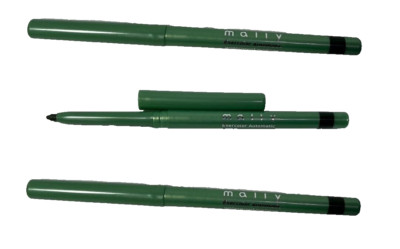 3 Mally Evercolor Automatic Waterproof Eyeliner - HUNTER  0.01 oz ea