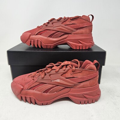 Wmns Reebok x Cardi B Classic Leather V2 Shoe Mars Red GW6699 Size 