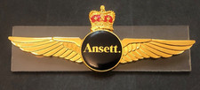 ANSETT Airlines Pilot Wing ⭐ Branded Badge ⭐  AA