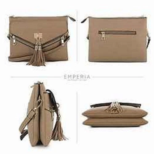 Bolso Bandolera Emperia Elva Sobre Solapa Rubor Nuevo con Etiquetas Foto 2 de 4