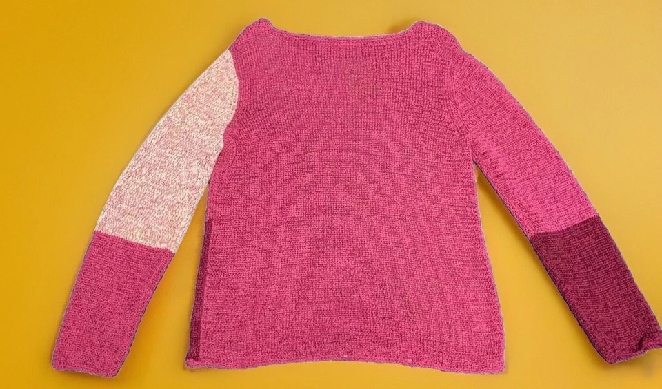 SUÉTER VINTAGE AÑOS 80 JH COLECCIONABLES CUATRO COLORES PUNTO CROCHET MUJER TALLA L Foto 2 de 4