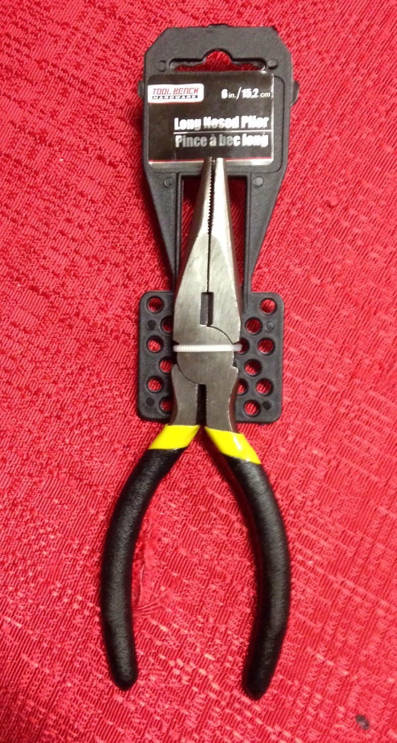 Long Needle Nose Plier 6 Inch Brand New W/ Cutter And Rubber Grip eBay