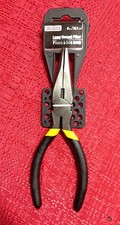 Long Needle Nose Plier 6 Inch Brand New W/ Cutter And Rubber Grip