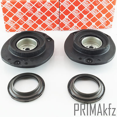 2x FEBI 18755 18756 Federbeinlager Domlager Vorderachse für Peugeot 206