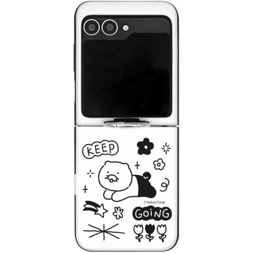 Kakao Friends Choonsik Doodle Magnet Card Case for Galaxy Z Flip6 Z Flip5 - Picture 16 of 16