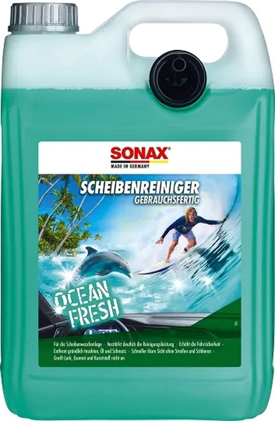Sonax 02645000 Scheibenreiniger Scheinwerfer Gebrauchsfertig Ocean-Fresh 5 Liter-image