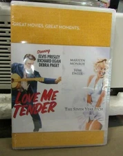 ELVIS and MARILYN 2 Movies LOVE ME TENDER(1956) The SEVEN YEAR ITCH(1955) SEALED