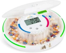 Live Fine automated dispenser with 28-day electronic medication manager